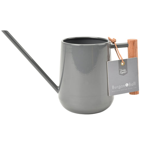 Indoor watering can by Burgon & Ball - charcoal. Succulent can.