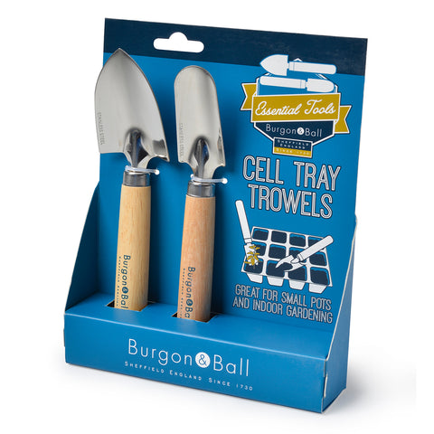 Cell tray trowels by Burgon & Ball