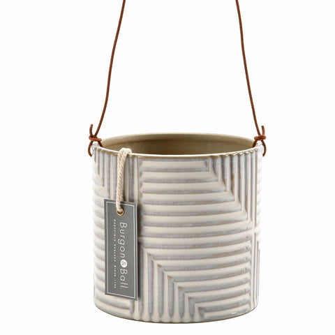 Modena hanging indoor plant pot by Burgon & Ball, indoor plant pot