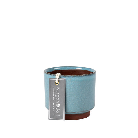 Malibu succulent pot - blue, by Burgon & Ball