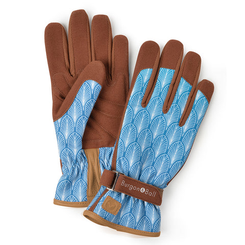 'Love The Glove' women's gardening glove, Gatsby design, size Small-Medium, by Burgon & Ball