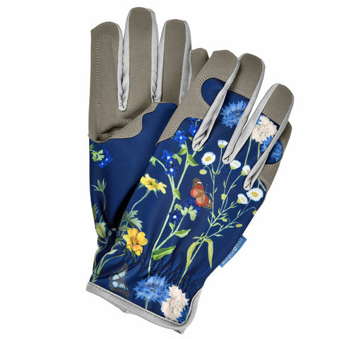 RHS Gifts for Gardeners British Meadow women's gardening gloves by Burgon & Ball 