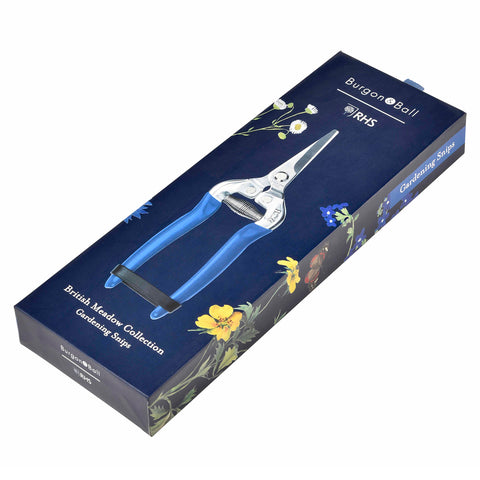 RHS Gifts for Gardeners British Meadow gift-boxed gardening snips by Burgon & Ball