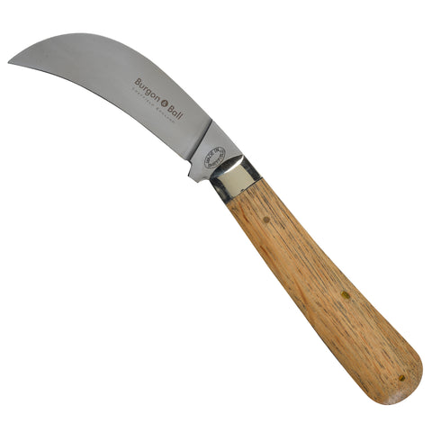 Burgon & Ball RHS-endorsed classic wooden-handled pruning knife